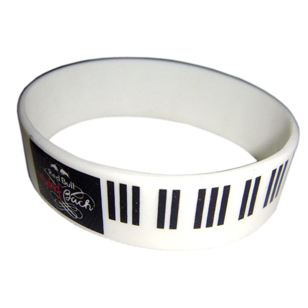 silicon wristband with printed barcode | EVPW5164